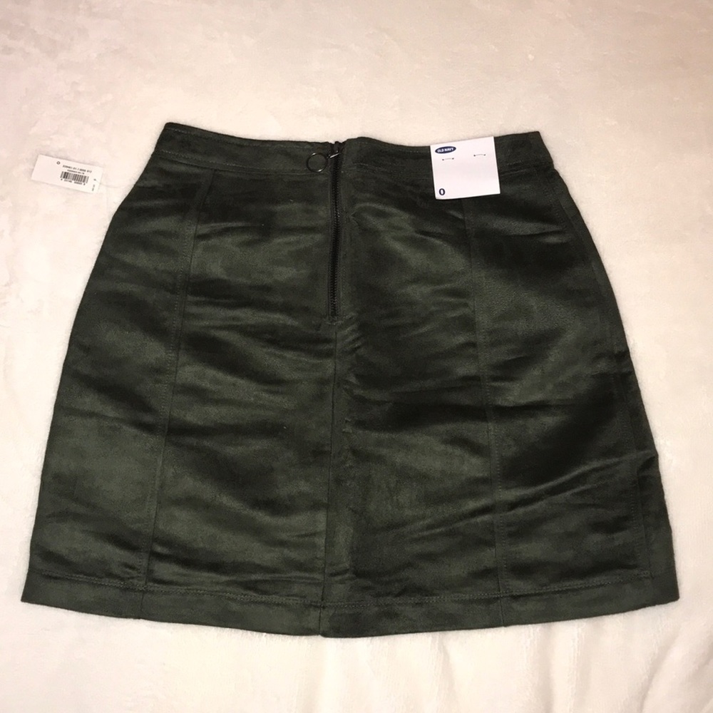 army green skirt